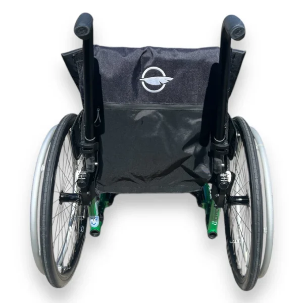 "Helio A7" Green Self-Propelled Wheelchair - Used - Image 6