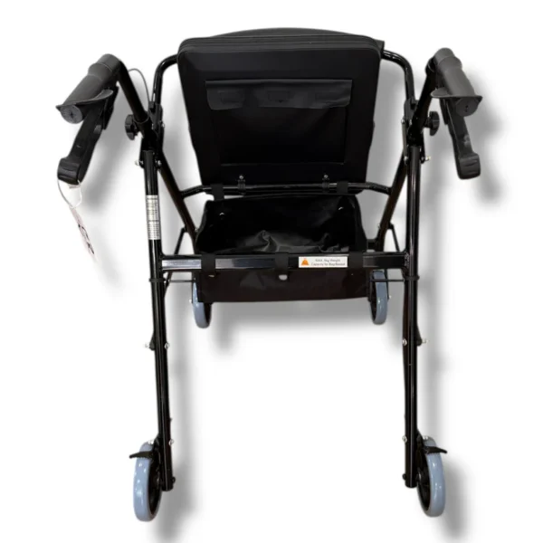 "Soteria" Black Four Wheeled Walker - Brand New - Image 4
