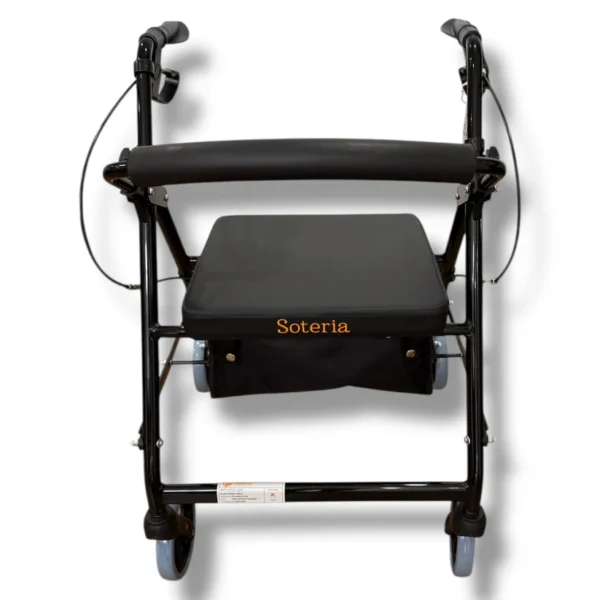 "Soteria" Black Four Wheeled Walker - Brand New - Image 5