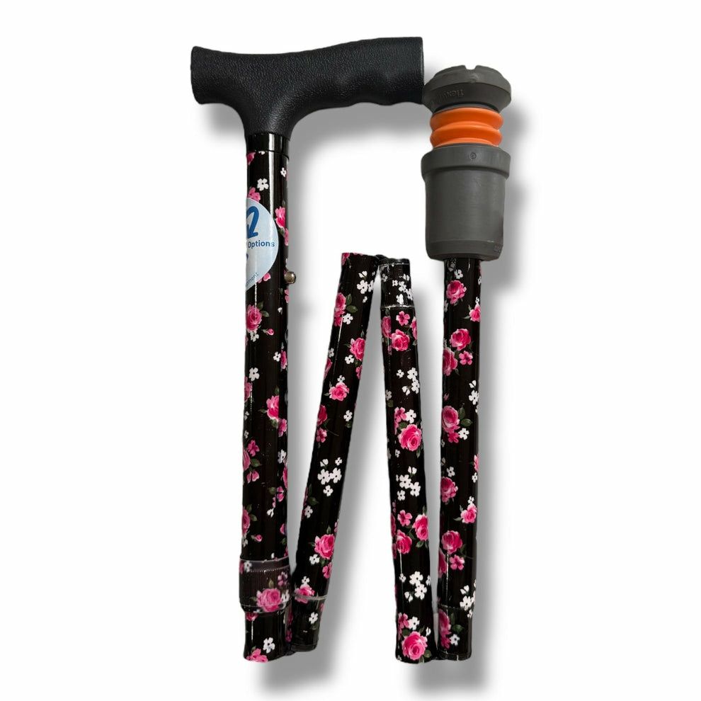 Assorted Aluminium Floral Walking Sticks - Used - Image 2