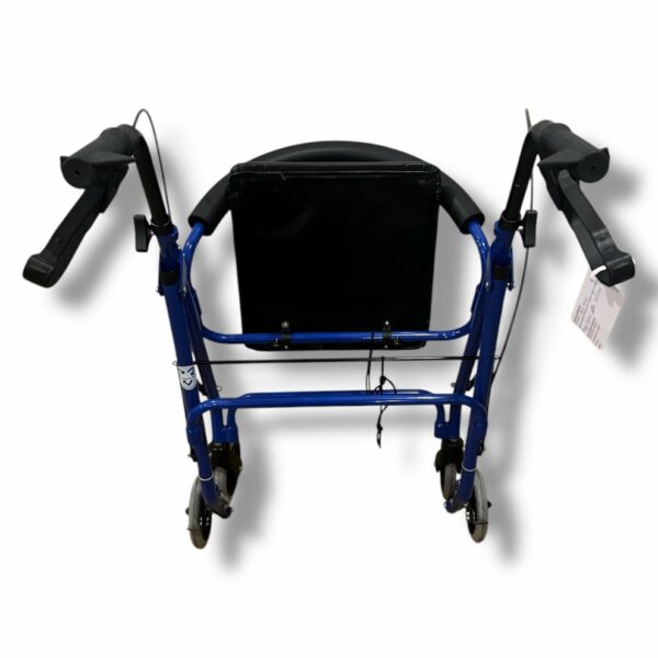 Blue Four Wheeled Walker - Used - Image 2