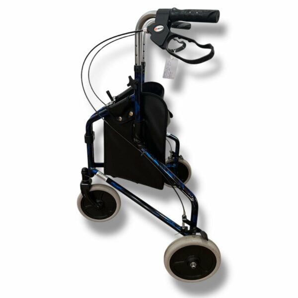 "Merits" Blue Three Wheeled Walker - Used - Image 2
