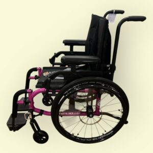 "Helio A7" Purple Self-Propelled Wheelchair - As New