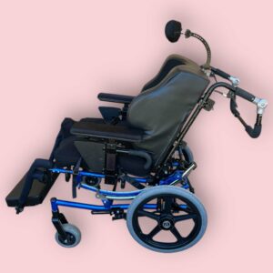 "Quickie - Iris" Tilt-In-Space Transit/Push Wheelchair - Used
