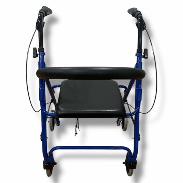 Blue Four Wheeled Walker - Used - Image 3