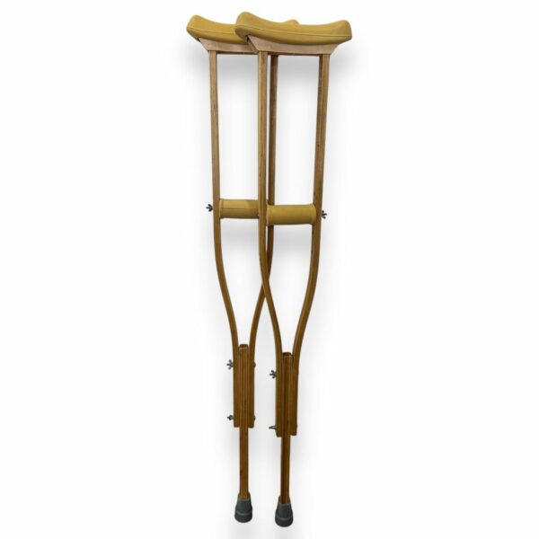 Wooden Underarm Crutches (Extra Small-Small) - Used - Image 4