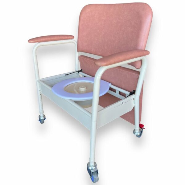 Heavy Duty Mobile Bedside Commode - Used - Image 3
