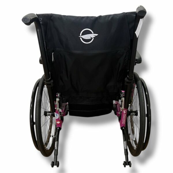 "Helio A7" Purple Self-Propelled Wheelchair - As New - Image 3