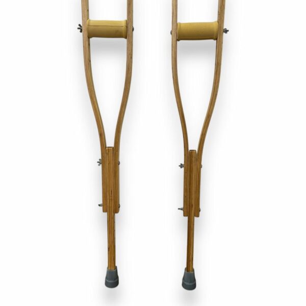 Wooden Underarm Crutches (Extra Small-Small) - Used - Image 5
