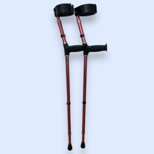Red Elbow Crutches (Small-Medium) - Used