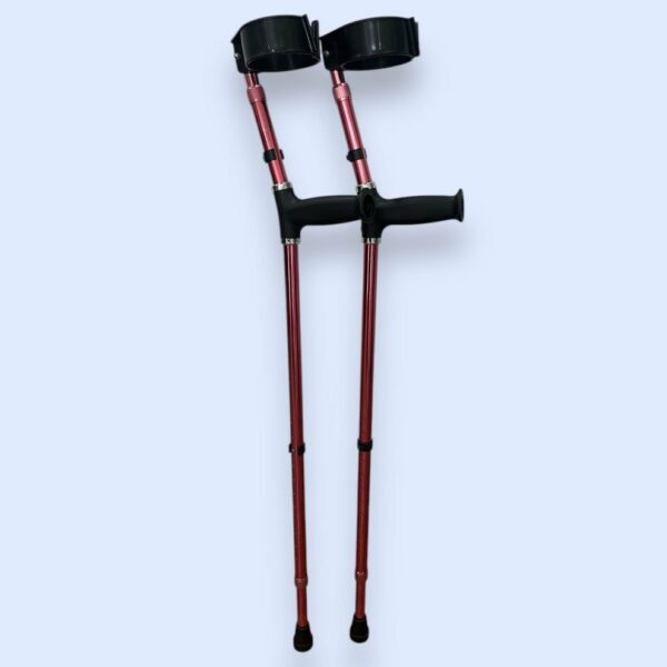 Red Elbow Crutches (Small-Medium) - Used