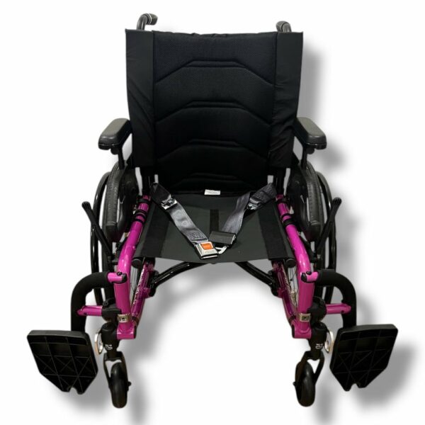 "Helio A7" Purple Self-Propelled Wheelchair - As New - Image 5