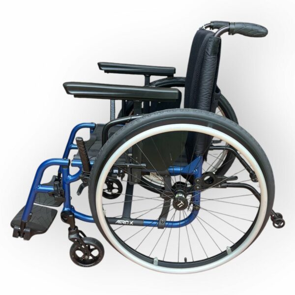 Blue "TiLite Aero X" Self-Propelled Wheelchair - Used - Image 6